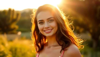 realza tu estilo con mirada y bronceado radiante